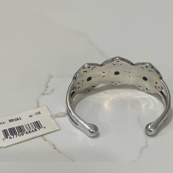 Brighton Cuff Bracelet Silver Plated New With Tags - Picture 5 of 6